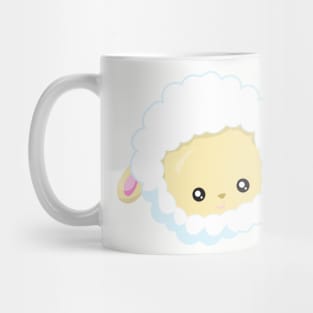 Cute Sheep, Little Sheep, Baby Sheep, White Sheep Mug